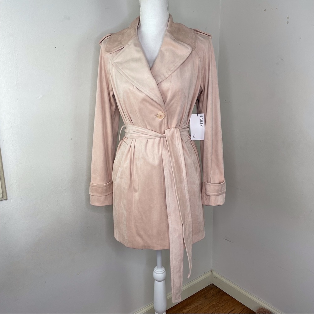 BAILEY 44 | Suede Sydney Vegan Pink Jacket - Picture 7 of 16